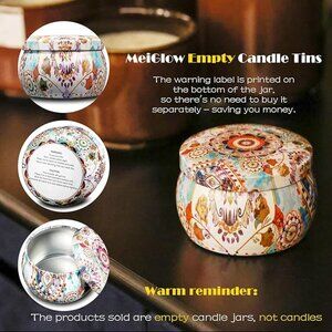 1pc.  Vintage-Style Metal Round Storage Box